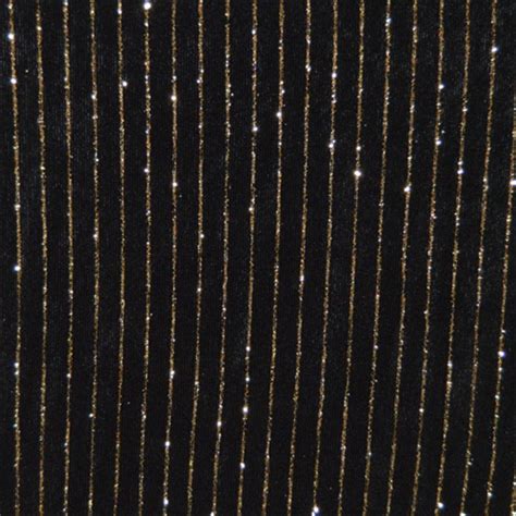 black and gold metallic pinstriped fabric by the yard|metallic fabric for sale.